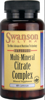 Swanson Multi-Mineral Citrate Complex (60 Capsules)