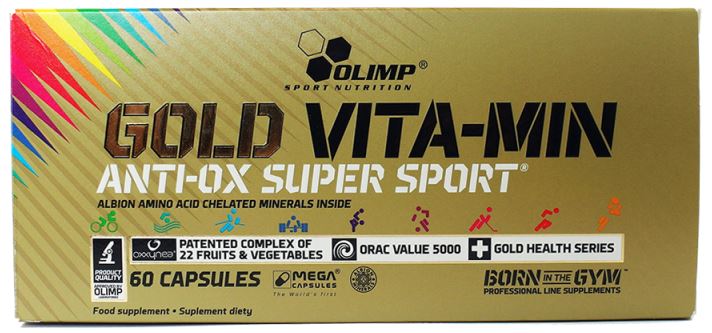 Gold VITA-MIN anti-OX super sport - 60 caps - The fit sect