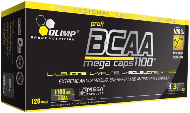 BCAA 1100 Mega Caps - The fit sect