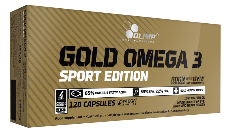 Gold Omega 3, Sport Edition - 120 caps - The fit sect