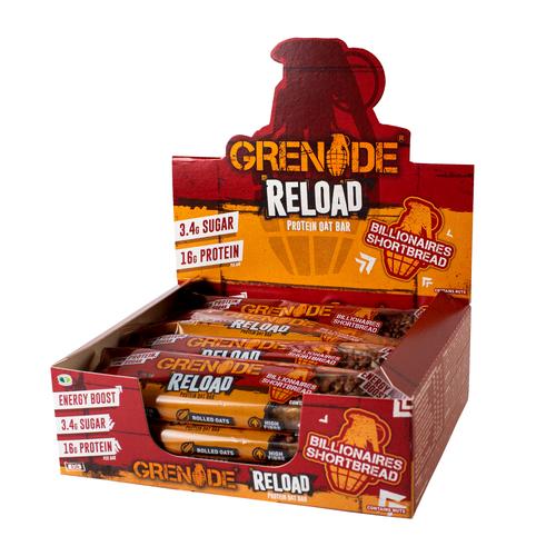 Grenade Reload Flapjacks 12 x 70g - The fit sect