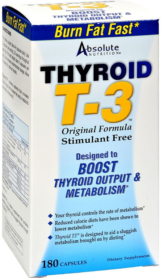 Thyroid T3 - 180 caps - The fit sect