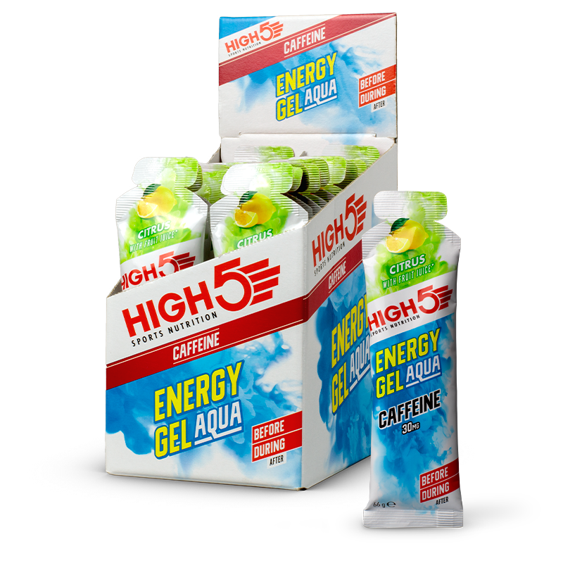 HIGH5 Energy Gel Aqua Caffeine Hit 20 x 66g