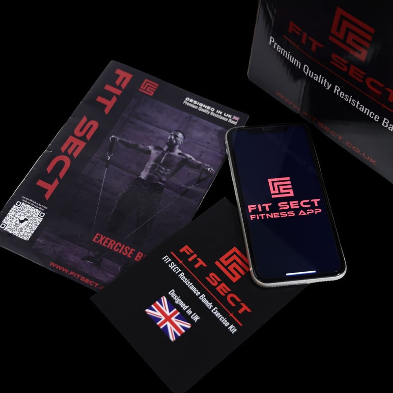 Resistance Bands Kit in UK - FIT SECT - Premium Quality Resistance Bands