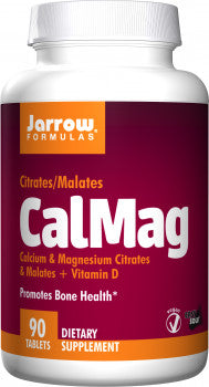 Jarrow Cal-Mag Citrates & Malates (90 Tablets)