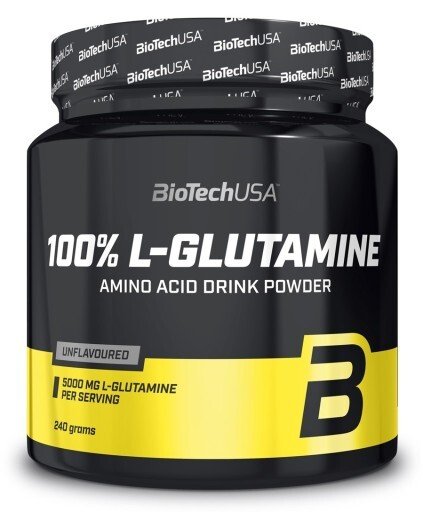 100% L-Glutamine-240g - BioTech USA - The Fit Sect