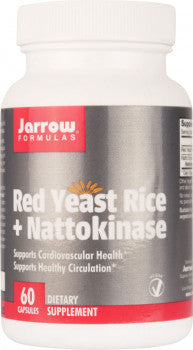 Jarrow Red Yeast Rice & Nattokinase (60 Vegan Capsules)