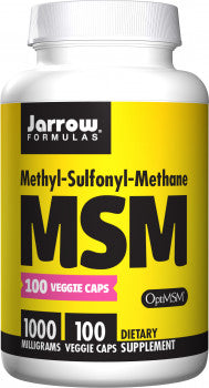 Jarrow MSM Sulfur (1000 mg, 100 Capsules)