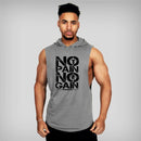 Mens Bodybuilding Hooded Tank Top and Vest